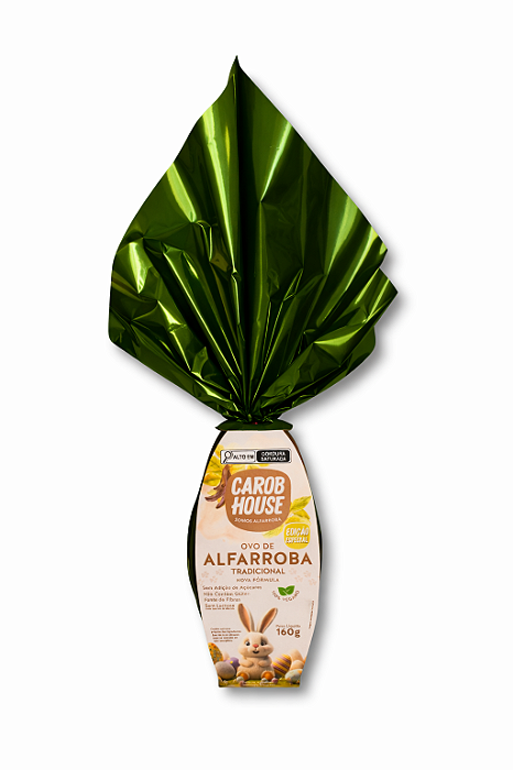 OVO DE ALFARROBA TRADICIONAL 160G - UNIDADE