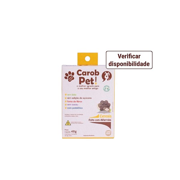 Carob Pet com Cereais