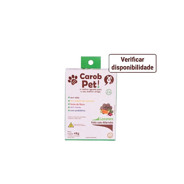 Carob Pet com Legumes