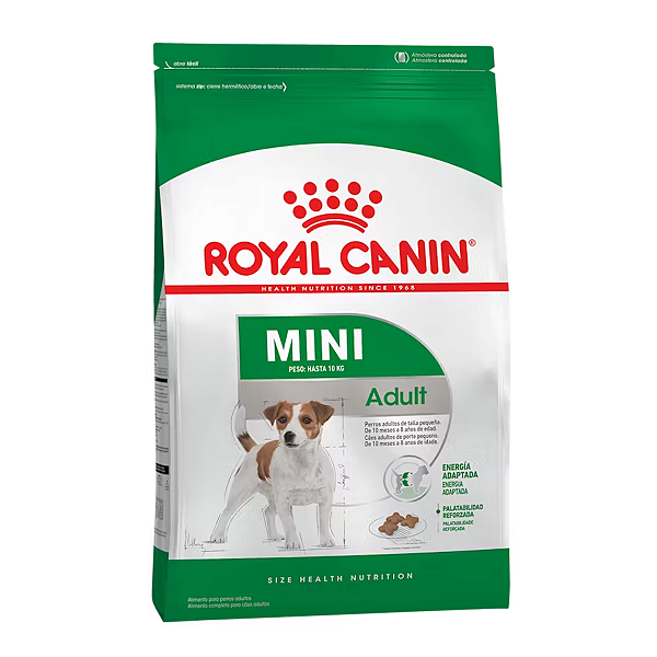 Ração Royal Canin Mini Adult Cães Adultos de Pequeno Porte 10 Meses a 8 Anos de idade