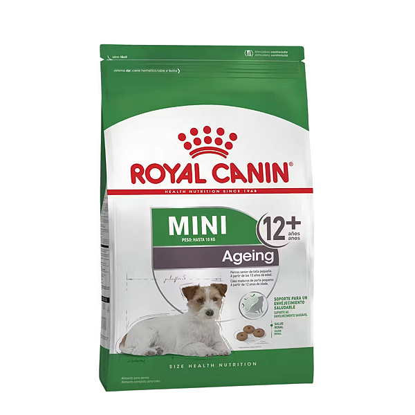 Ração Royal Canin Mini Ageing Cães Adultos Maduros de Pequeno Porte A partir de 12 Anos
