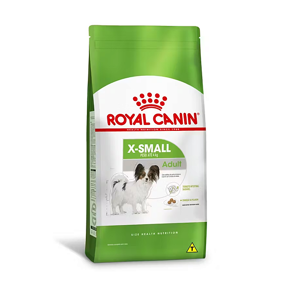 Ração Royal Canin X-Small Adult Cães Adultos de Porte Miniatura A Partir de 10 meses