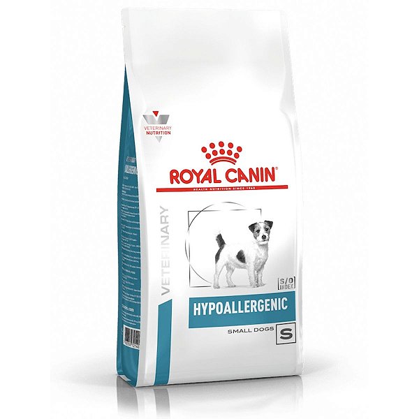 Ração Royal Canin Hypoallergenic Small Dog Cães Adultos de Pequeno Porte com Intolerâncias