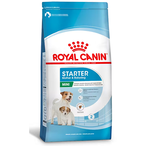 Ração Royal Canin Mini Starter Mother & Babydog 1Kg - Gestação Lactação Desmame - até 2 meses de idade