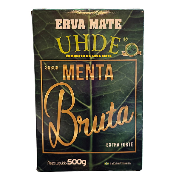 Erva Mate Tereré UHDE - Menta Bruta Extra Forte - 500g