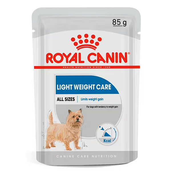 Sachê Royal Canin Light Weight Care - Ração Úmida 85 g - Cães Adultos com Tendência a Ganho de Peso