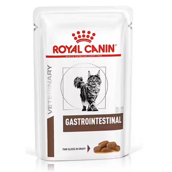Sachê Royal Canin Gastrointestinal - Ração Úmida 85 g - Gatos Adultos Com Distúrbios Intestinais
