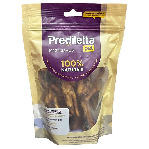 Petisco Mastigável Pé De Frango Prediletta Pet 100% Natural 7 Unidades - Cães e Gatos