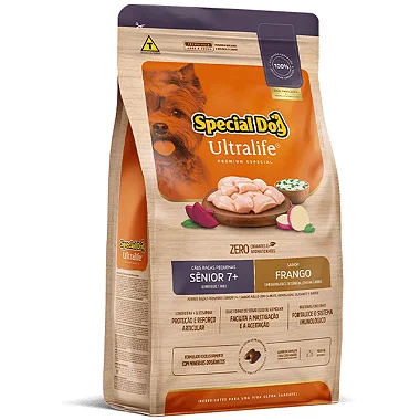 Ração Special Dog Ultralife Premium Special Sênior 7+ Cães Raças Pequenas - Sabor Frango