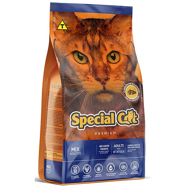 Ração Special Cat Premium Mix Gatos Adultos 10,1 Kg