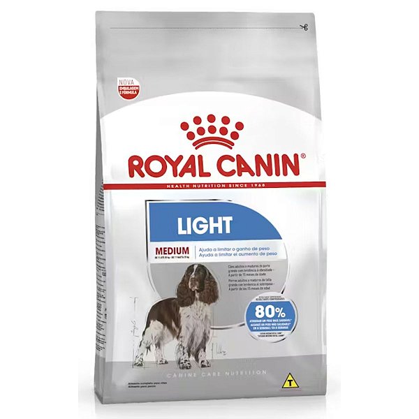Ração Royal Canin Medium Light 10,1 Kg - Cães Adultos e Idosos Porte Médio Sobrepeso