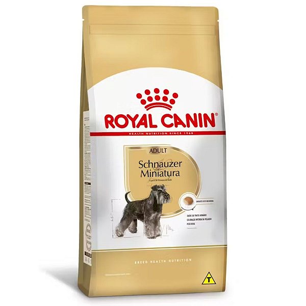 Ração Royal Canin Adult Raça Schnauzer Miniatura - Cães Adultos e Idosos a Partir de 10 Meses de Idade