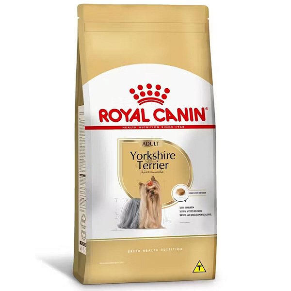 Ração Royal Canin Adult Raça Yorkshire Terrier - Cães Adultos e Idosos a Partir dos 10 Meses de Idade