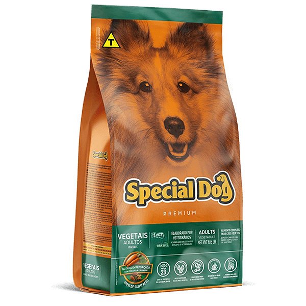 Ração Special Dog Premium Vegetais Cães Adultos 20 Kg