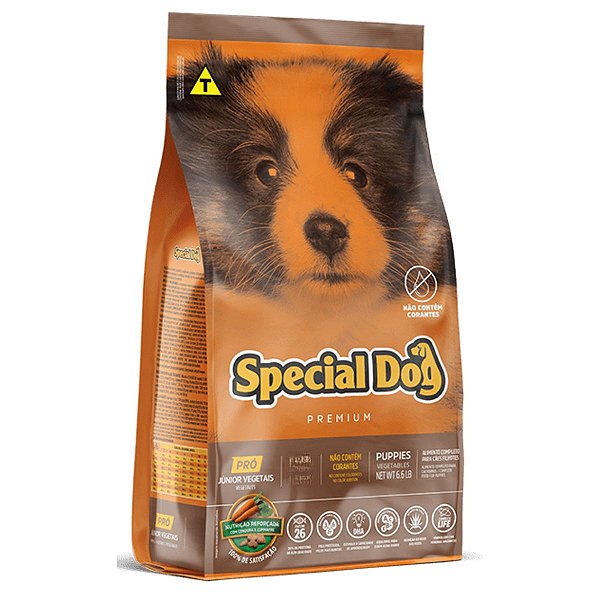 Ração Special Dog Premium Pró Júnior Vegetais Cães Filhotes 20 Kg