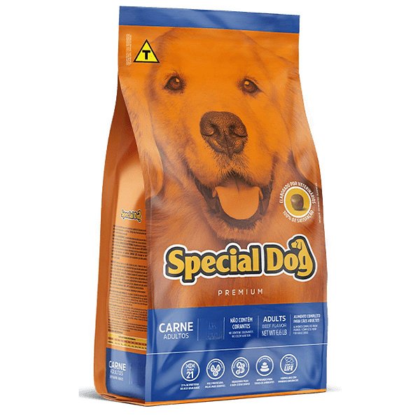 Ração Special Dog Premium Cães Adultos Sabor Carne 20 Kg