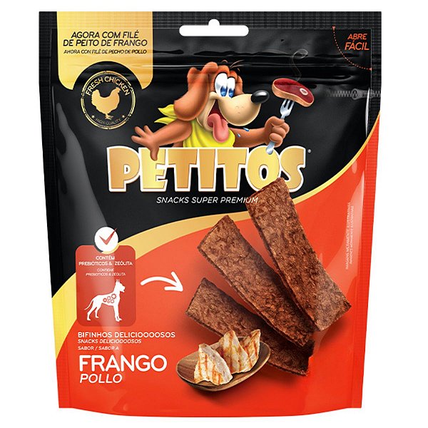 Petisco Bifinhos Petitos Snacks Super Premium Sabor Frango