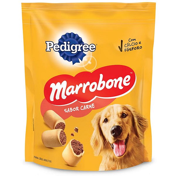 Petisco Recheado Pedigree Marrobone Sabor Carne - Cães Adultos - Deliciosa Recompensa