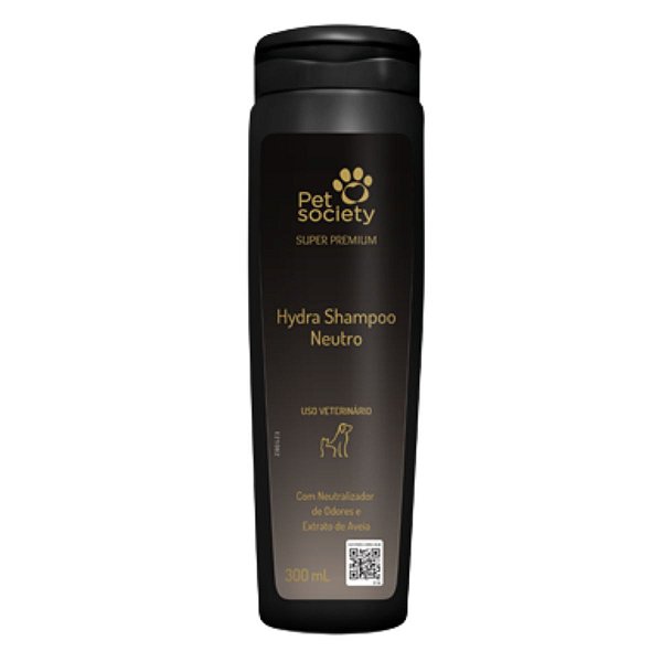 Hydra Shampoo Neutro Para Cães e Gatos 300ml - Pet Society - Neutraliza Odores