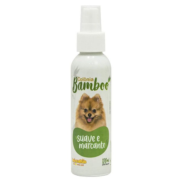 Colônia Spray Bamboo Suave e Marcante 120ml - Brincalhão - Perfume Fragrância Bambu para Cães e Gatos