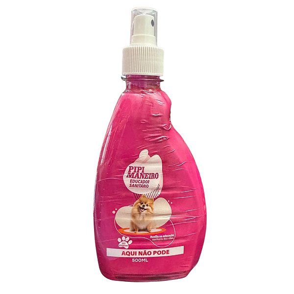 Spray Educador Sanitário Pipi Maneiro 500ml - Repelente Olfativo para Cães