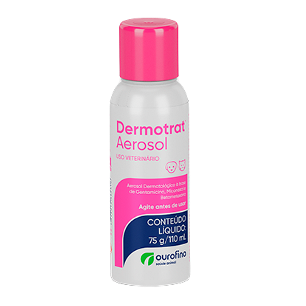 Dermotrat Aerosol Dermatológico 110ml - Antibacteriano, Antifúngico e Anti-Inflamatório