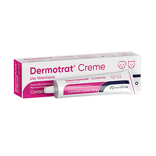 Dermotrat Creme Dermatológico 20g - Antibacteriano, Antifúngico e Anti-Inflamatório