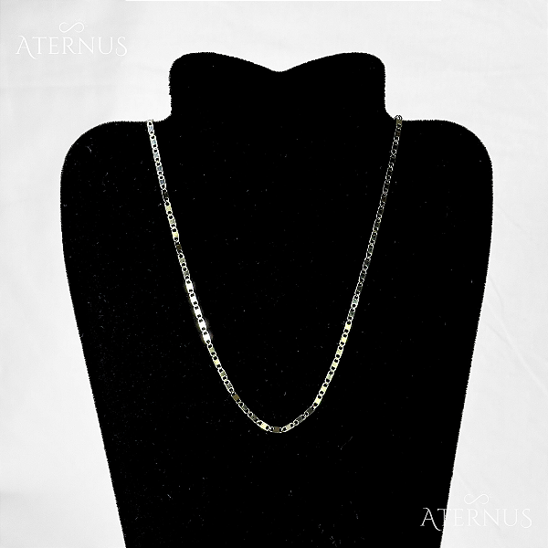 Corrente Prateada Rommanel - 60cm