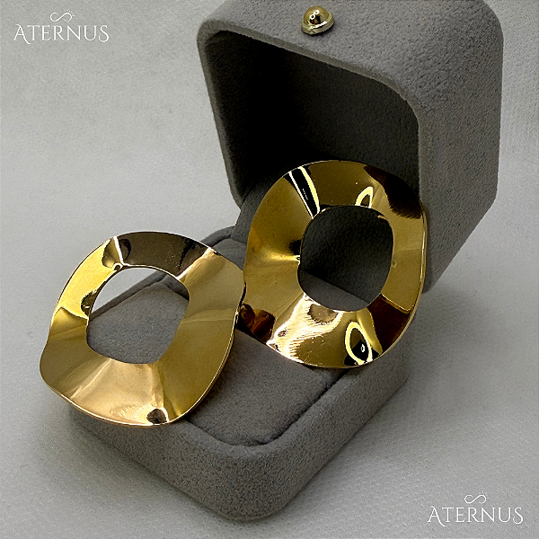 Brinco Robusto Circulo - Ouro