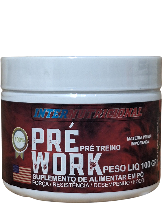 Pré Work 100 gramas frutas vermelhas