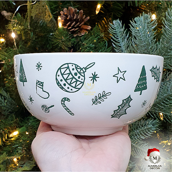 Bowl Figuras de Natal