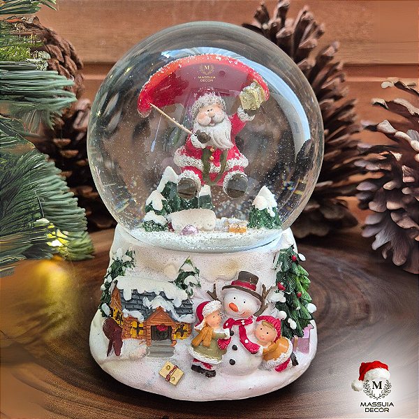 Globo Papai Noel com Paraquedas