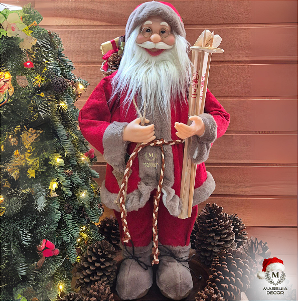 Papai Noel com Casaco Vermelho G