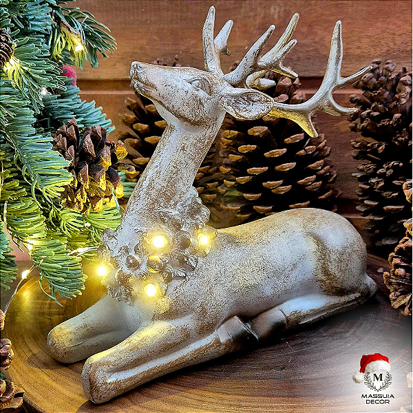 Rena Deitada com LED