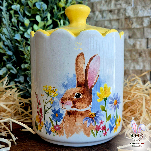 Potiche Rabbit Amarelo