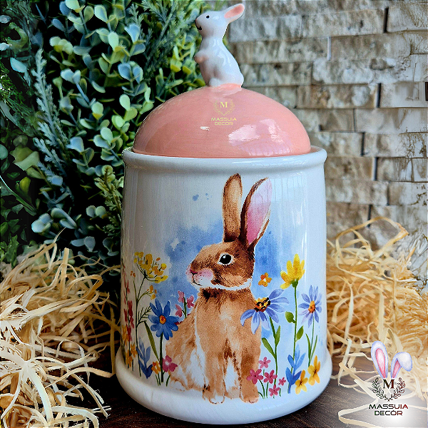 Potiche Rabbit Rosa