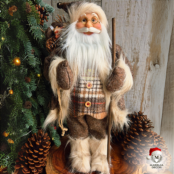 Papai Noel com Cajado M