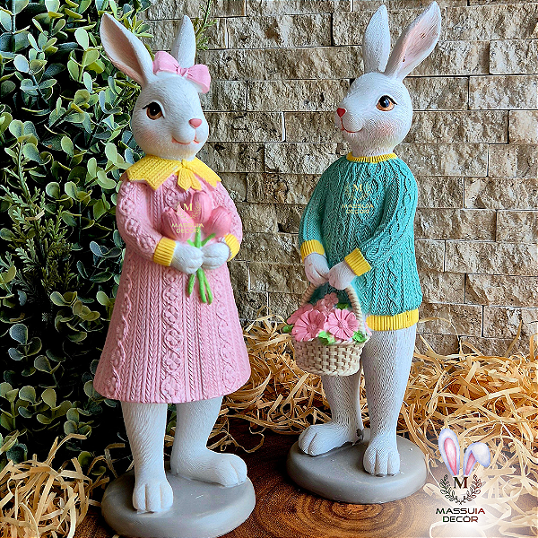 Casal de Coelhos Tricot