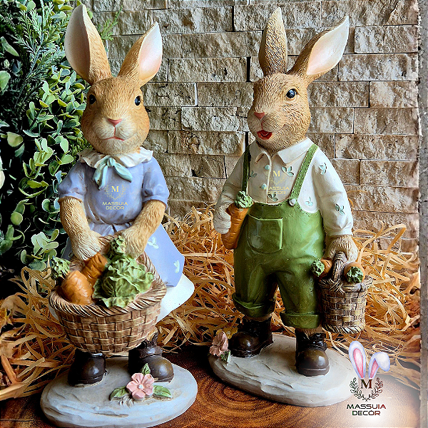 Coelhos Fred e Margarida