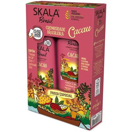 Kit Lançamento Skala Cacau Shampoo E Condicionador 325ml