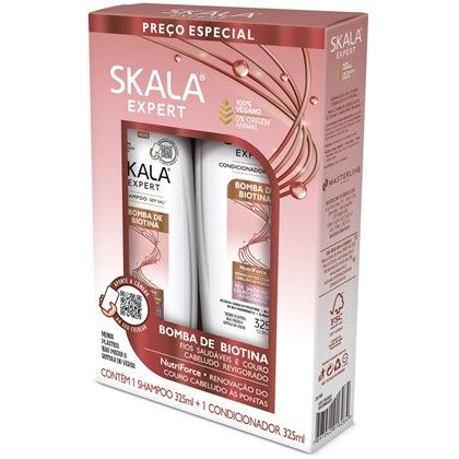 Kit Skala Bomba De Biotina Shampoo E Condicionador