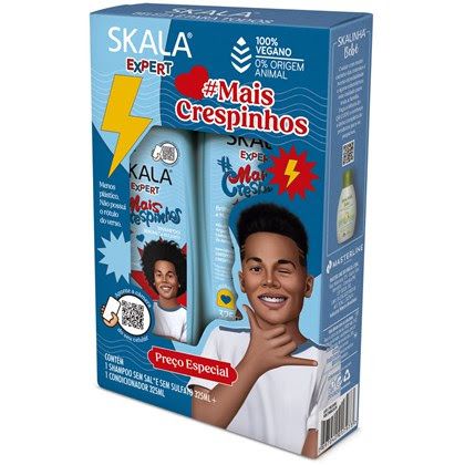 Kit Skala Shampoo e Condicionador #MaisCrespinhos Nutrição