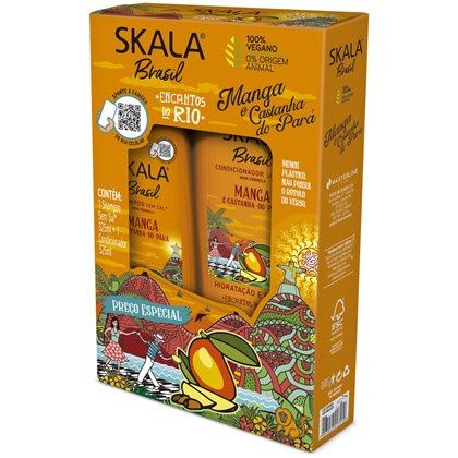 Kit Skala Shampoo e Condicionador Manga e Castanha do Pará Hidratação