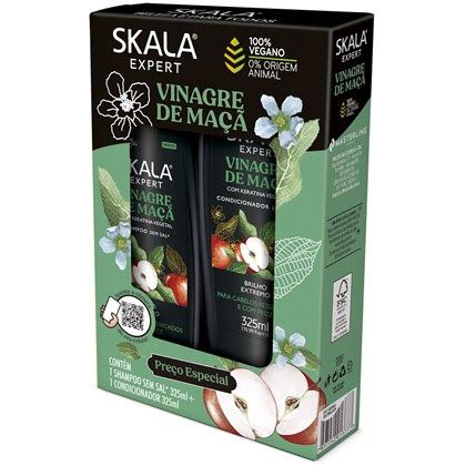 Kit Skala Shampoo e Condicionador Vinagre de Maçã