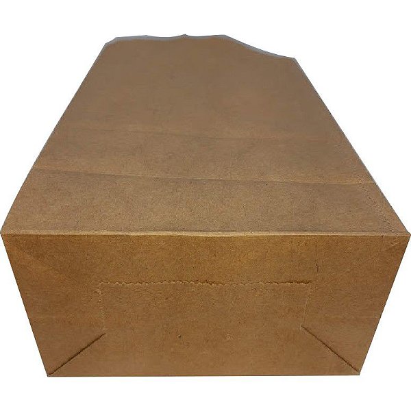 Kit 100 Sacos Kraft 26x33x17,5cm para Delivery