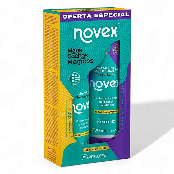 Kit Novex Meus Cachos Perfeitos Shampoo E Condicionador 300ml