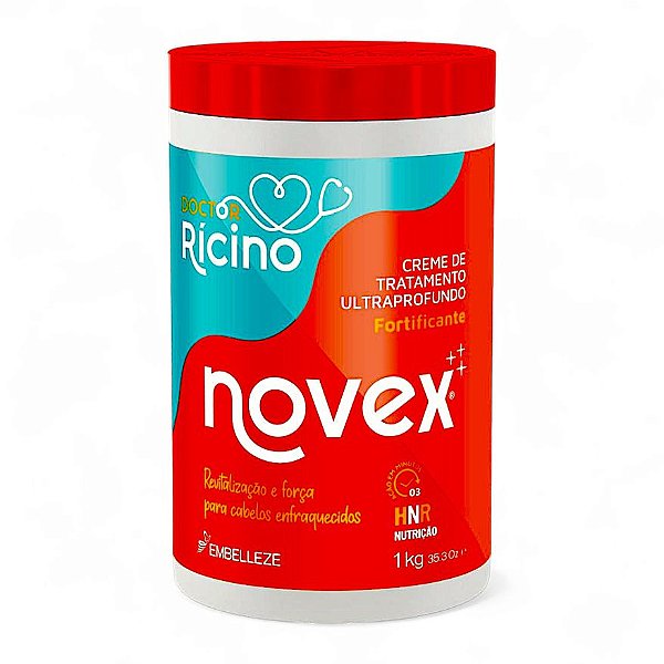 Novex Doctor Rícino Mascara De Tratamento 1 Kg Embelleze