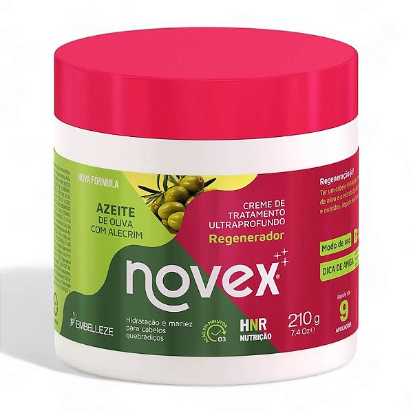 Novex Mini Creme De Tratamento Azeite De Oliva 210g