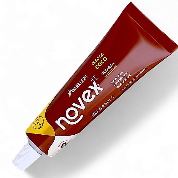 Novex Recarga Nutritiva Óleo de Coco 80G Máscara de Hidratação