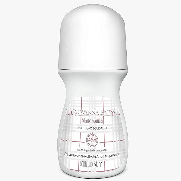 Desodorante Giovanna Baby Roll-on Antiperspirante Blanc Vanilla 50ml 48 Horas